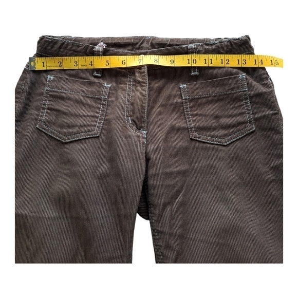 Mini Boden brown Patchwork corduroy flowers girls pants size 11-12Y - Picture 11 of 16